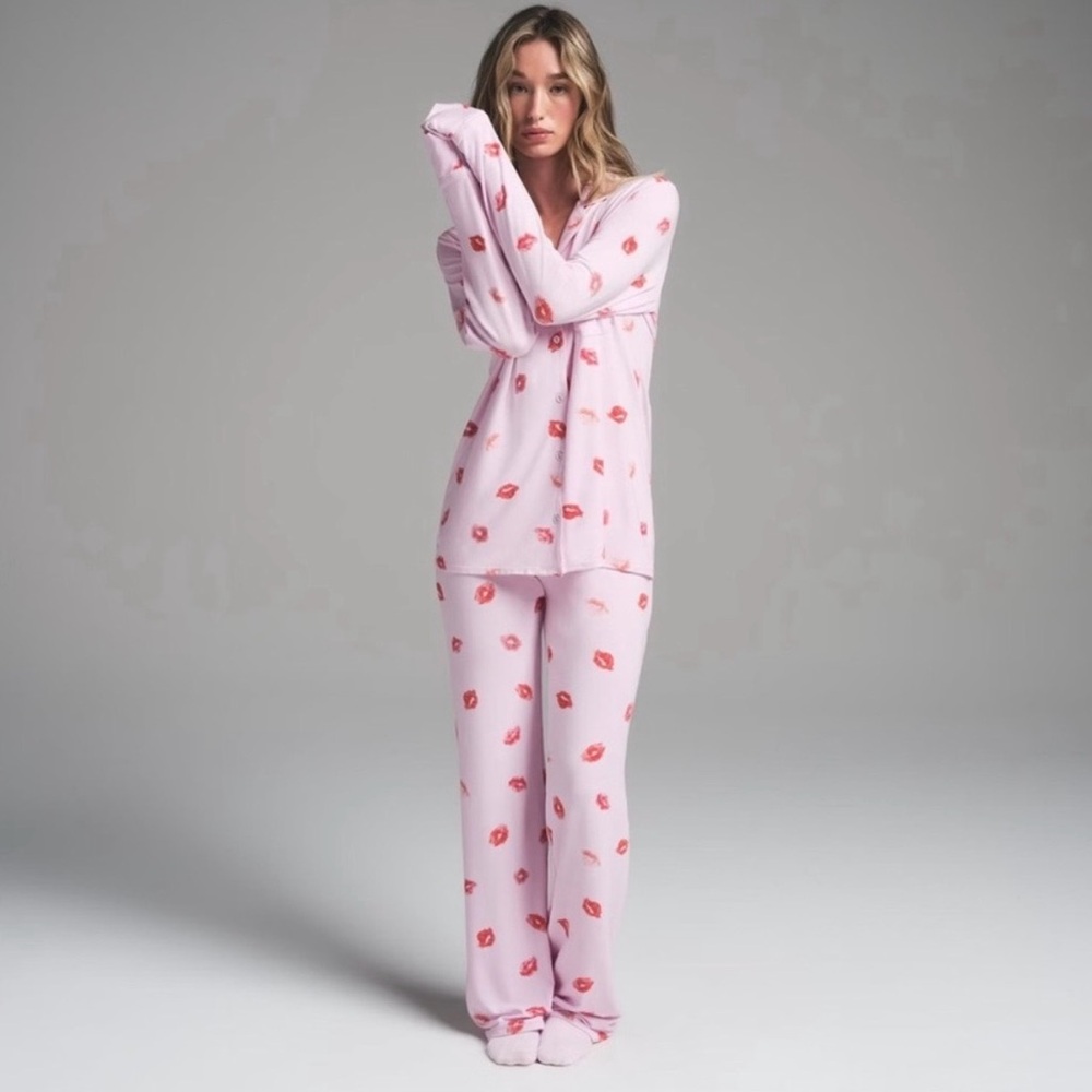 Skims Valentine Print Women's Pajama Set